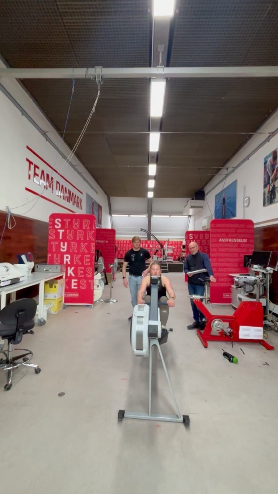 Fysisk test hos Team Danmark